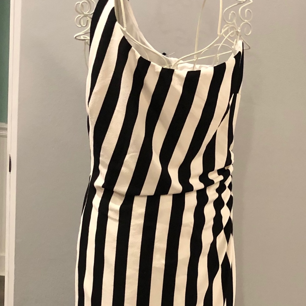 Fashion Nova Ziggy Stripe Dress